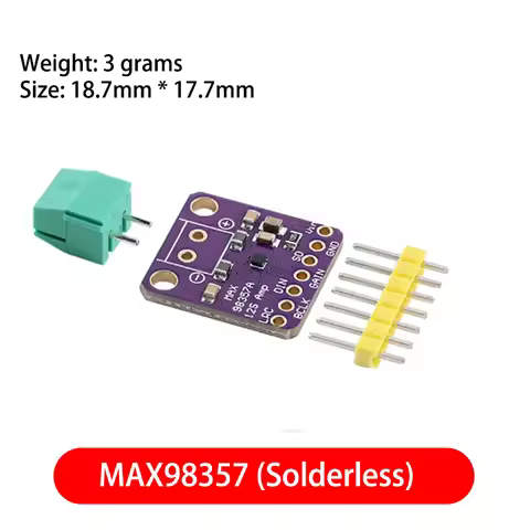 Max98357 I2S 3W Class D Amplifier Breakout Interface Dac Decoder Module Filterless Audio Board For f