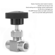 Stainless Steel BSPP Female Thread Straight Needle Valve for Water Gas Oil Transmission