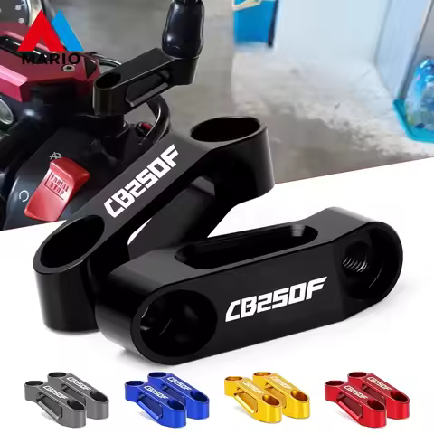 For CB250F CB300F CB300R CB500F CB 250F 300F 300R 500F Motorcycle Universal Mirror Mount Riser Exten