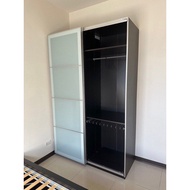 【桃園區】二手家具 IKEA 五尺滑門玻璃衣櫃