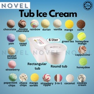 🌈NOVEL ICE CREAM 🌈 - 6 LITER TUB ICE CREAM