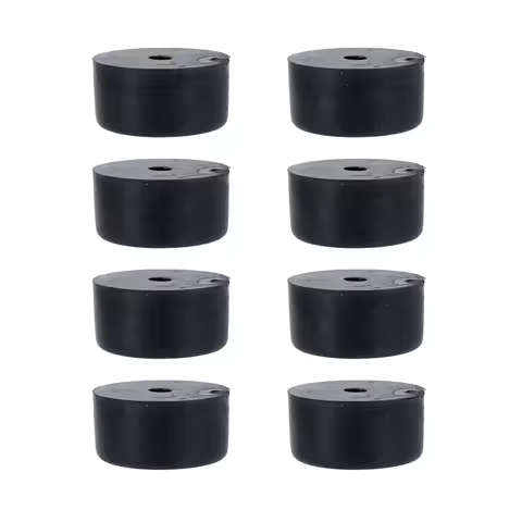 8Pcs Amplifier Feet Pads High-Density Rubber Isolation Feet for Speakers Sweet Sound Quality Floor D