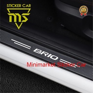 HONDA Brio sticker car sticker Brio carbon fiber 3d protector 4pcs carbon fiber sticker