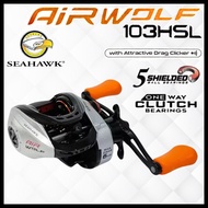 SEAHAWK Air Wolf 103HSL BaitCasting Fishing Reel 5BB 7.5:1 Ratio 6KG Max Drag Mesin Pancing BC Casti