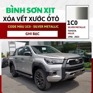 Sơn Xịt Xóa Vết Xước Cho Xe TOYOTA HILUX Màu GHI BẠC code 1C0 - SILVER METALLIC Chính Hãng OH PAINT 