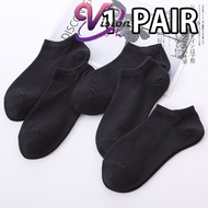 Cotton Socks Low Mid Ankle Sock Men Women  Black  Stoking Office School Sport Breathable Casual