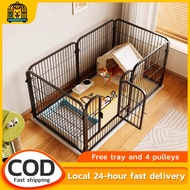 Dog Fence Indoor Dog Playpen Pet Playpen Easy Assemble Pen Fence Dog Cage dog Fence Indoor With Door