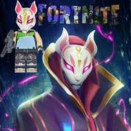 เกม Fortnite Sky Fox วันเกิดของขวัญการศึกษาของเล่นเด็ก DIY Building Blocks Minifigures อิฐ Movie