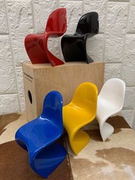 Verner Panton Chairs set of 5 Miniature Vitra Design Museum Designer Chair