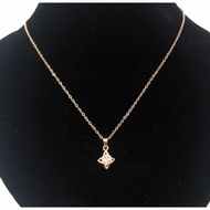 10K Gold Plated High Quality Stainless Steel spearhead Pendant Necklace for Women 1-6