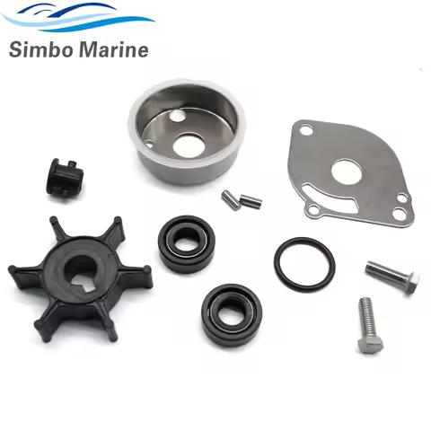 Water Pump Repair Kit for Yamaha Outboard 2 Stroke 2HP 2B 2MSH 2CMH Models Engine Boat 6GD-W0078-00 