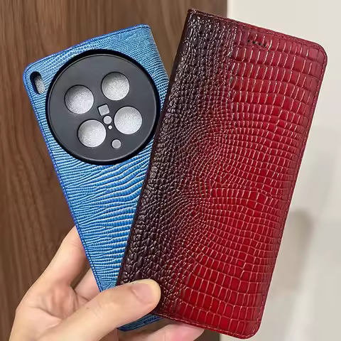 Magnetic Genuine Leather Skin Flip Wallet Book Phone Case Cover On For Vivo X100 X200 X300 Pro Ultra