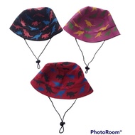 DINO EMBROIDERED BUCKET HAT DINO BUCKET HAT/ DINO MOTIF BUCKET HAT/ DINOSAUR HAT/ DINOSAUR EMBROIDER