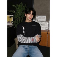 Levents x Hello Kitty | Double Sleeves Oversized Tee/ Black