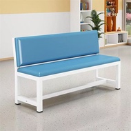Creative New Style Bench Chair Soft Backrest Chair Barber Shop Sofa Chair Waiting Gym Rest Area Row 