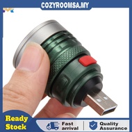 USB LED Power Bank Flashlight Head Lamp 3W Extension Light Torch