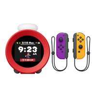 【預購】Nintendo Sound Clock Alarmo 互動式鬧鐘+Switch Joy-Con 控制器 左右手控制器 紫橘
