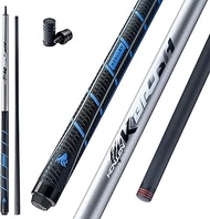 KONLLEN Heavy Hitter Jump Break Cue 3-Pieces Carbon Fiber Break Jump Cue with 12.9mm Tip Punch Cue J