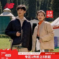 NEW BALANCE 官方男款女款情侣潮流百搭运动夹棉外套 BK AMJ33342 M