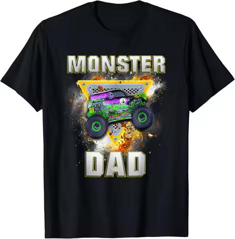 Monster Truck Dad Monster Truck Are My Jam Truck Lovers T-Shirt