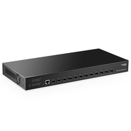 MokerLink 12 Port 10Gbps SFP+ Managed Switch, Support 1G SFP and 10G SFP+, 240Gbps Bandwidth L3 Mana