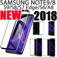 3D SurfaceTempered Glass For Samsung Galaxy Note 9 8 S8 S9 Plus S7 A8 star A6 Screen Protector