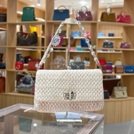 miumiu藕粉色水钻包中号