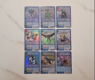 04主角閃卡set 平賣舊版數碼暴龍卡/咭/digimon card bo-707,712,717,734,741,887,911,913 st-698 $125