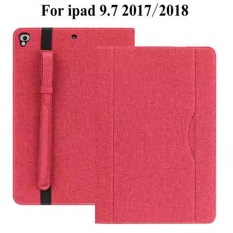 Front Support PU Leather Case For iPad 9.7 inch 2017 2018 Cover For ipad pro 9.7 iPad Air 1 2 9.7 in