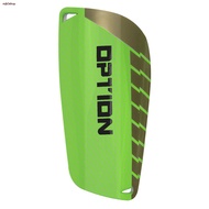 สนับแข้ง OPTION CARBON LINE สนับแข้งลายคาร์บอน โฟมขาว ขนาดเล็ก ไม่มีสายรัด