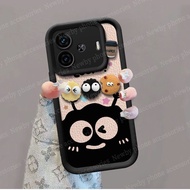 เคสVivo IQOO Z9X Z9 5G เคสVivo IQOO Z9 Turbo เคสโทรศัพท์มือถือ 3D Coffee Briquettes เคสนิ่มกันกระแทก