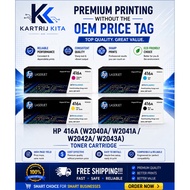 HP 416A TONER CARTRIDGE / W2040A / W2041A / W2042A / W2043A