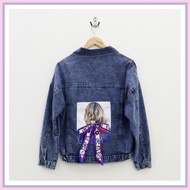 Trendy Women's Jeans Jacket Oversize Hits Jumbo Crop Jeans Jacket M Ek51 Oversize Dayo Jacket Jeans 