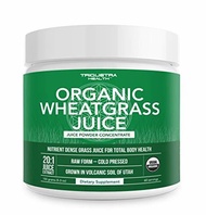 ▶$1 Shop Coupon◀  Organic Wheatgrass Juice Powder - Grown in Volcanic Soil of Utah - Raw &amp; BioActive