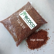 5 liters (5dm3) chopped coconut shells, size 0.3-0.5cm, used to mix growing medium
