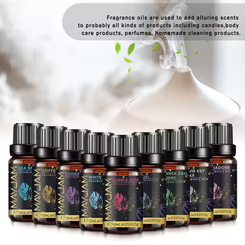 MAYJAM 10ml Aromatic Essential Oil Bubble Gum La Vie Est Belle D-Jadore White Musk Sea Breeze Baby P