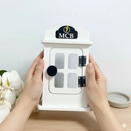 NOT A TOKEN Premium Aesthetic Plywood MCB Box Cover - Minimalist Decorative Electrical Meter Cover (