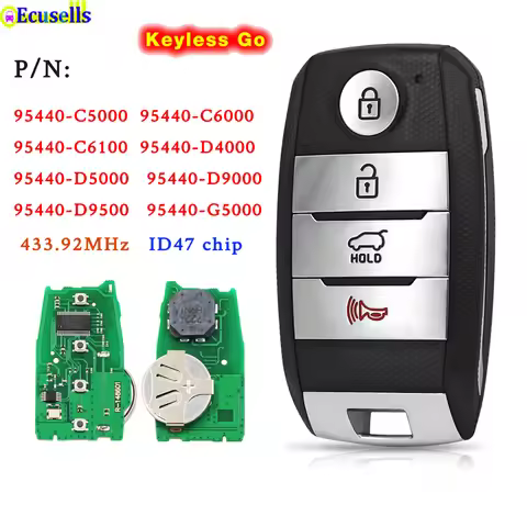 Ecusells Smart Remote Key for Kia Sportage Sorento Niro 95440-C6000 95440-C6100 95440-D9000 95440-G5