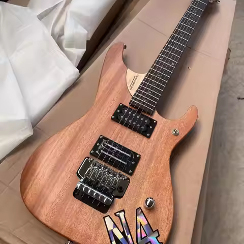 Custom N4 Nuno Bettencourt Electric Guitar Humbucker Twin-Blade Pickup Abalone Dot Inlay Tremolo Vib
