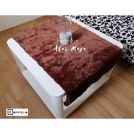 RASFUR FUR TABLECLOTH SIZE 50X100CM (DARK BROWN) CODE 332
