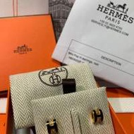 送禮物精選 男/女朋友禮物全新激罕有單 Hermes Mini Pop H Earrings 愛馬仕耳環