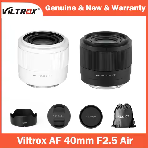Viltrox 40mm F2.5 Air Auto Focus Full Frame Prime Lens for Fuji xm5 X-T5 X-T30 II Nikon Z Mount ZFC 