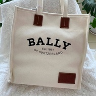 BALLY ˉcanvas bag fashion new casual all-match large-capacity shopping bag tote bag 813