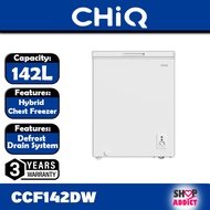 CHiQ Hybrid Fridge/ Freezer Chest Freezer 142L CCF142 CCF142DW