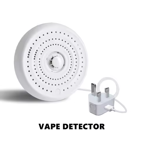 AJ-660 PM2.5 Sensor Vape Detector Wall/Ceiling Mount Tuya WiFi Electronic Cigarettes Alarm Sensor fo