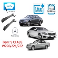 [WiperFix] MERCEDES BENZ S CLASS W220 W221 W222 2000-2006-2013-2017 WIPERFIX WIPER
