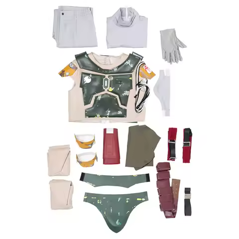 Boba Cosplay Fett Costume Movie Bounty Hunter Disguise Adult Men Battle Uniform Outfits Halloween Ca