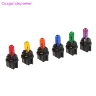 Coa 10PCS T5.5 Led Bulb W1.2WCar Interior Lights Dashboard Heating Indicator Wedge Auto Instrument L
