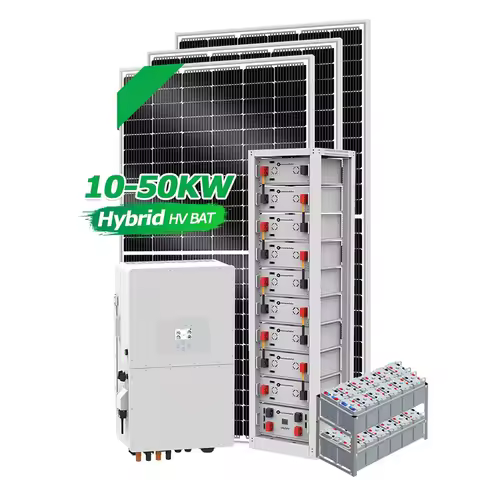 Deye 20KW 30KW Hybrid Solar Energy System Complete Kit with Deye Inverter and Lithium Battery for Re