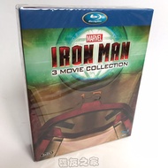 Marvel sci fi iron man 1-3 collection BD Blu ray Hd 1080p full collection boxed movie disc